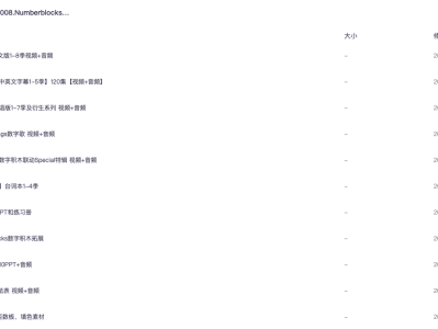 008.Numberblocks 数字积木1-8季