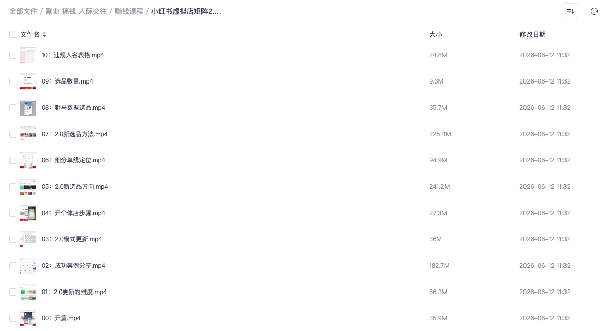 小红书虚拟店矩阵2.0实操课，35节全自动化AI发笔记教程